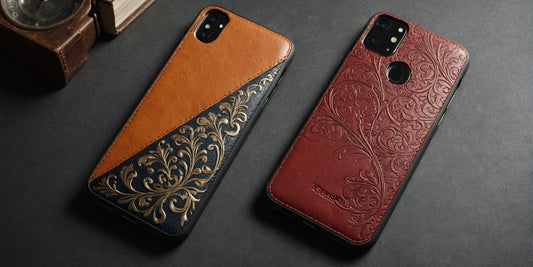 Leather phone case offering style and protection