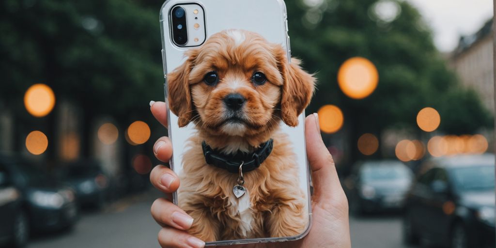 Phone cases with pet portraits for pet lovers