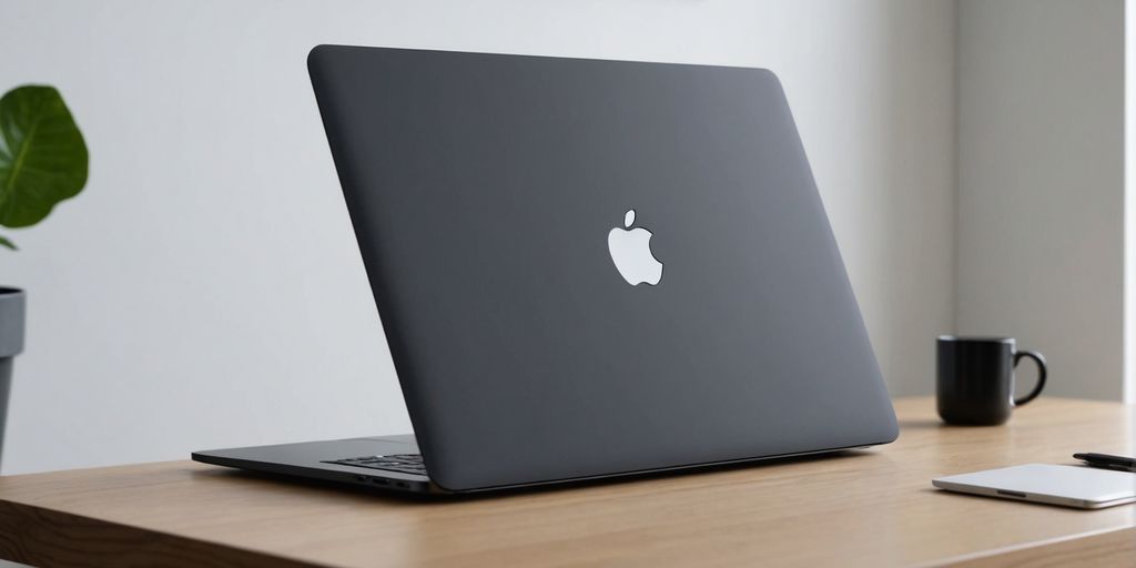 Minimalist MacBook Pro 13-inch case in modern setting