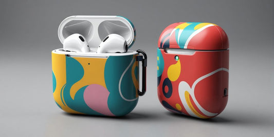 Personalised AirPod cases for 3rd generation models on display.