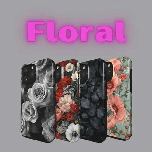 floral phone cases collection