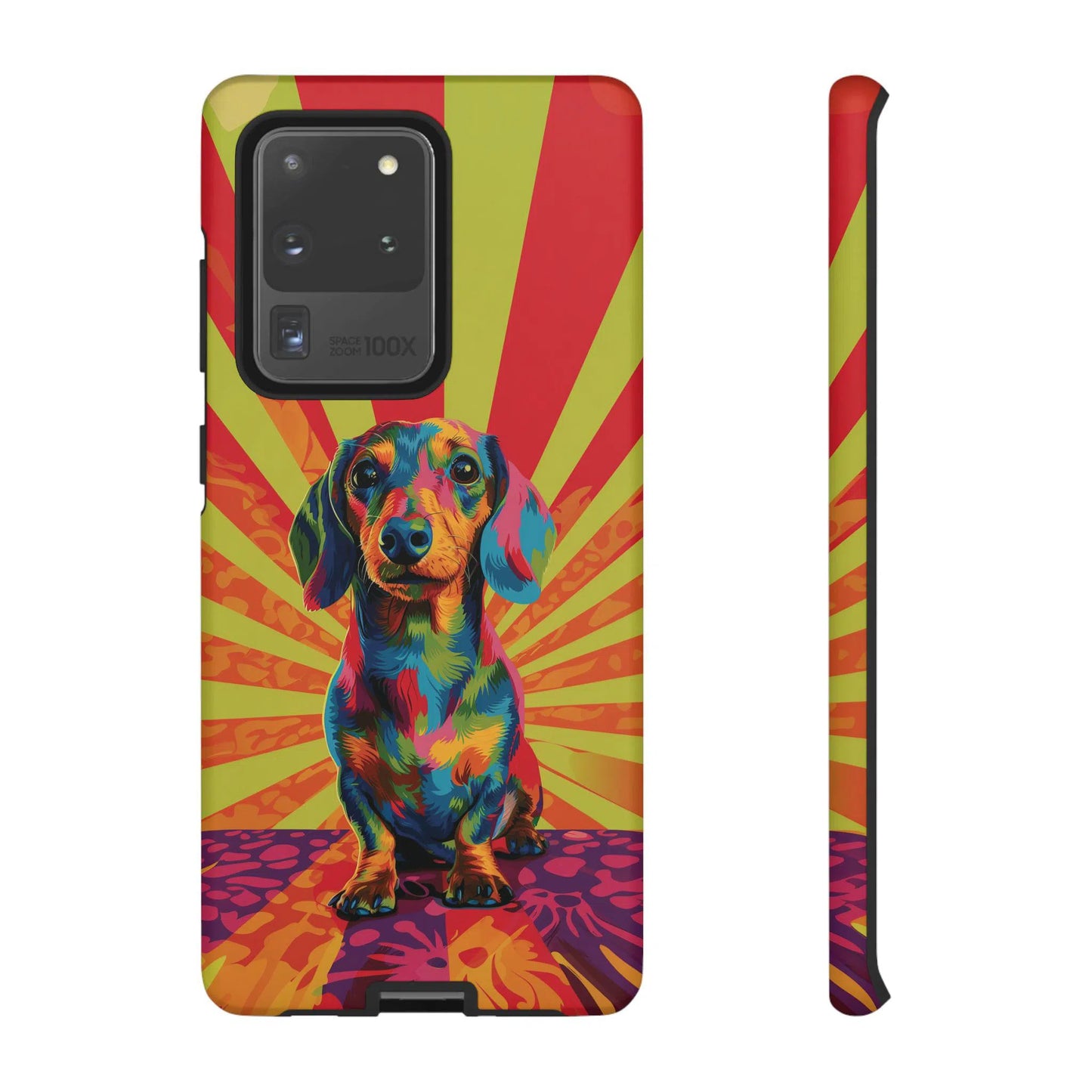 Psychedelic Pup: Vibrant Dachshund | Tough Case