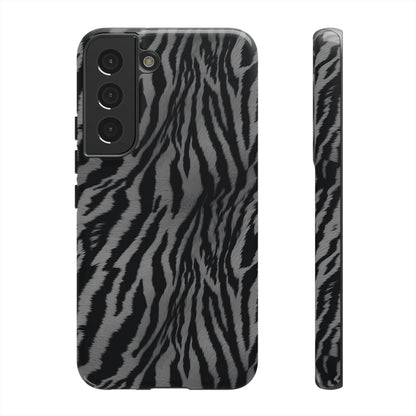 Monochrome Majesty: Tiger Print | Tough Case