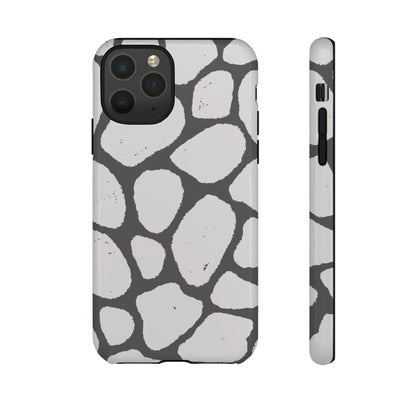 Safari Chic: Stone Giraffe Print | Tough Case