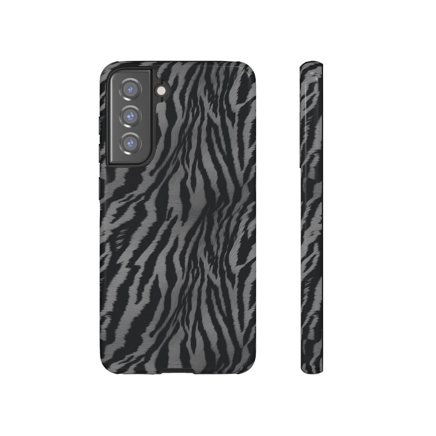 Monochrome Majesty: Tiger Print | Tough Case