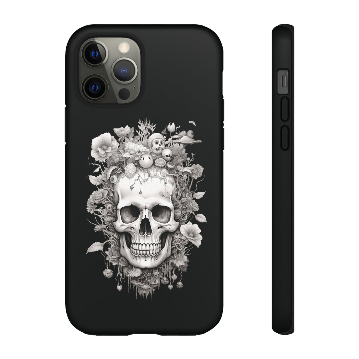 Memento Mori Floral Fusion | Tough Case