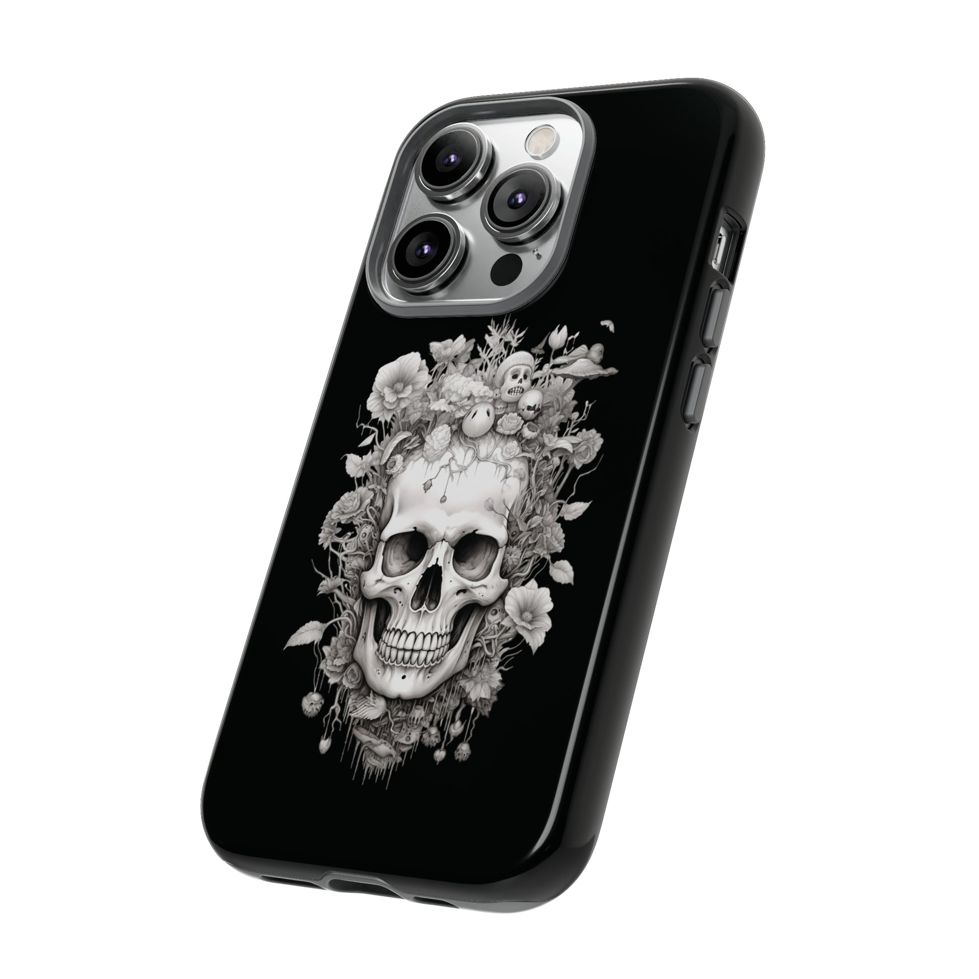 Memento Mori Floral Fusion | Tough Case