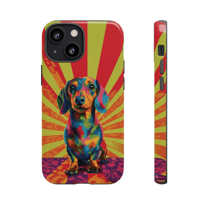 Psychedelic Pup: Vibrant Dachshund | Tough Case