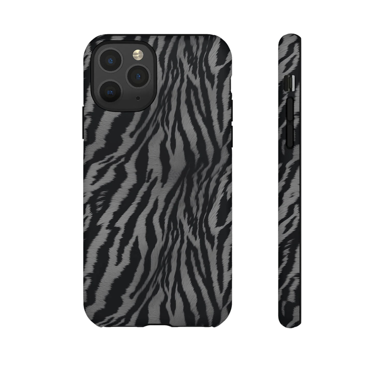 Monochrome Majesty: Tiger Print | Tough Case