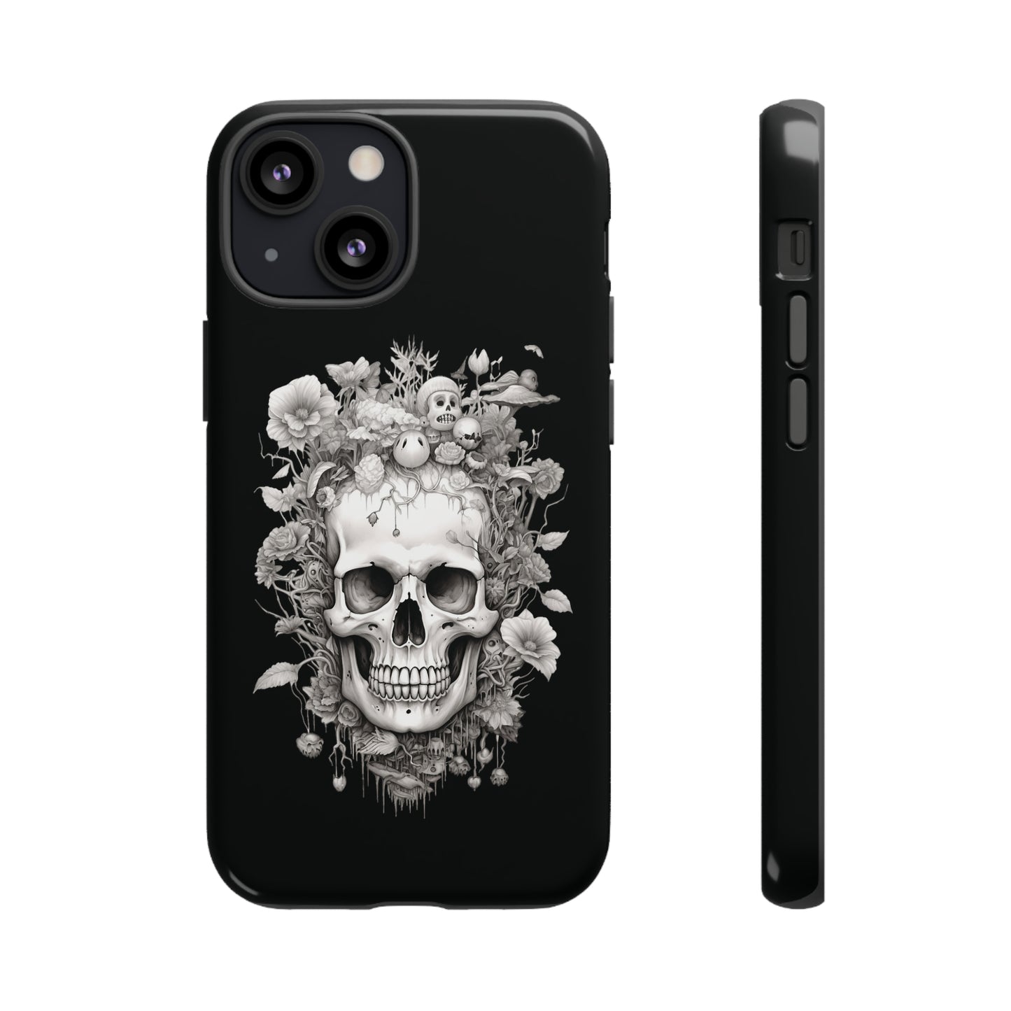 Memento Mori Floral Fusion | Tough Case