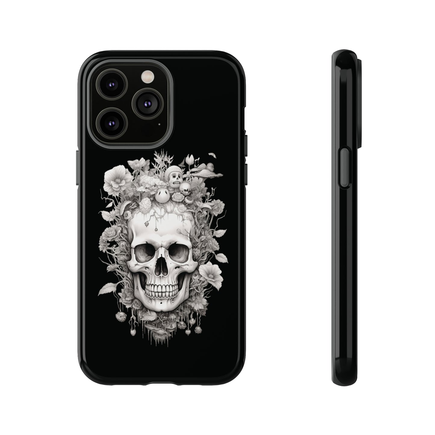 Memento Mori Floral Fusion | Tough Case