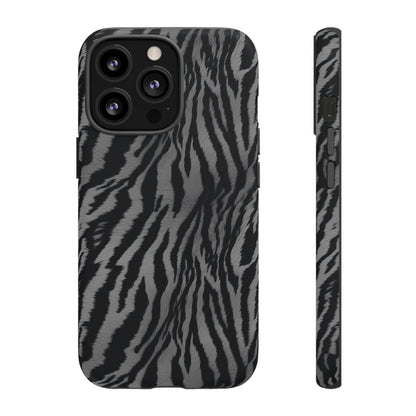 Monochrome Majesty: Tiger Print | Tough Case