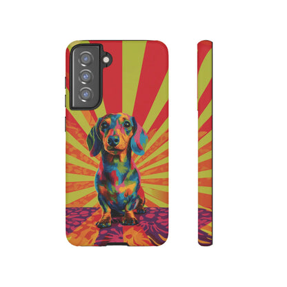 Psychedelic Pup: Vibrant Dachshund | Tough Case