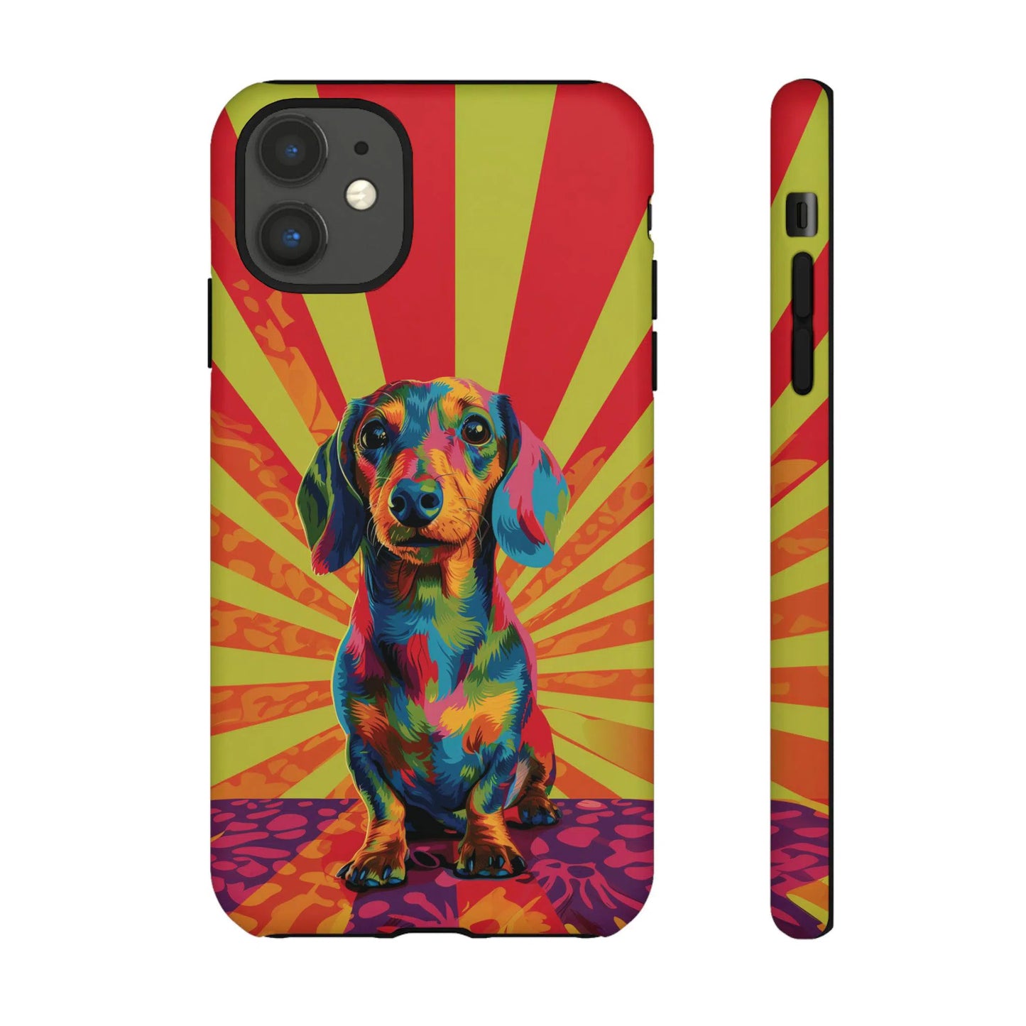 Psychedelic Pup: Vibrant Dachshund | Tough Case