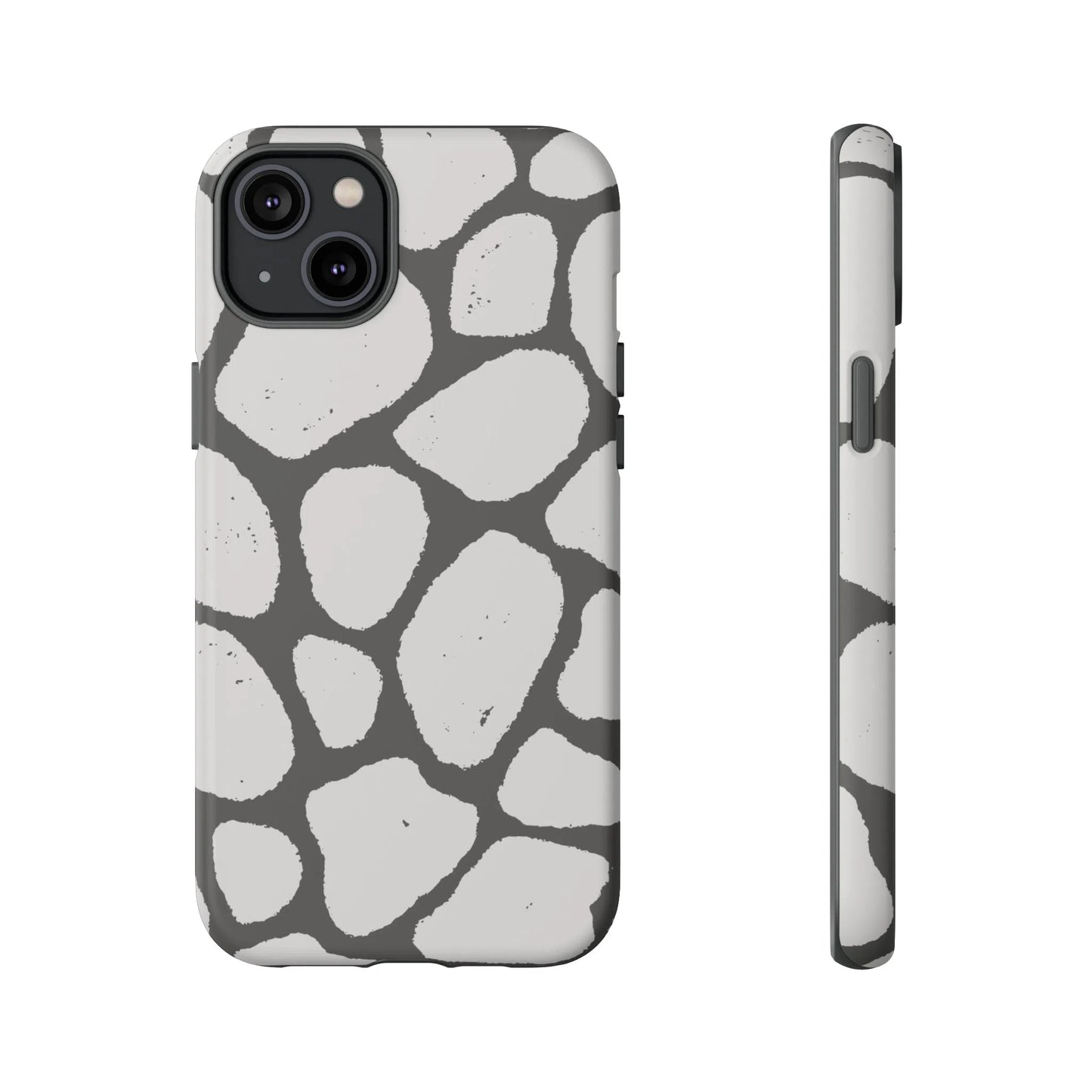 Safari Chic: Stone Giraffe Print | Tough Case