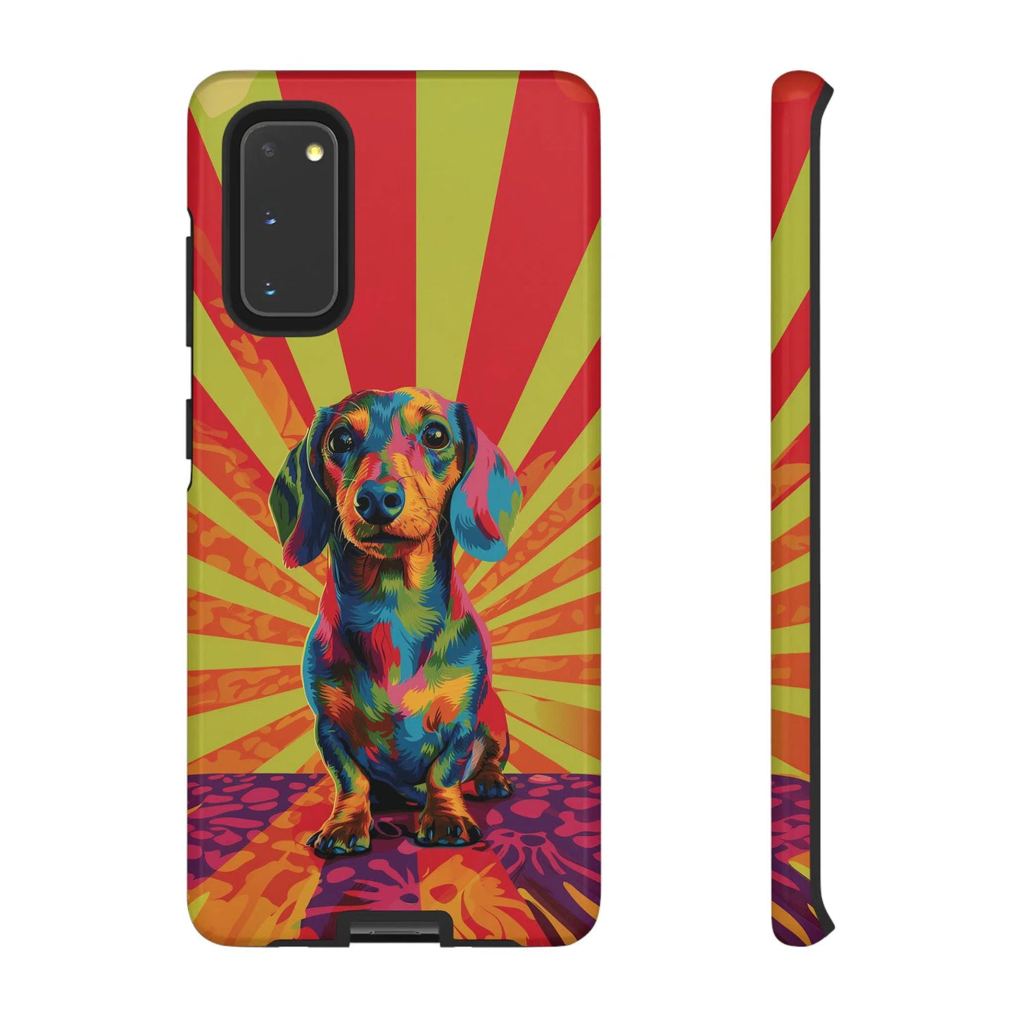 Psychedelic Pup: Vibrant Dachshund | Tough Case