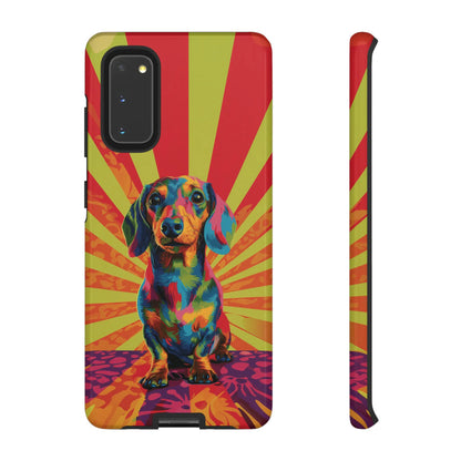 Psychedelic Pup: Vibrant Dachshund | Tough Case