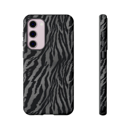 Monochrome Majesty: Tiger Print | Tough Case