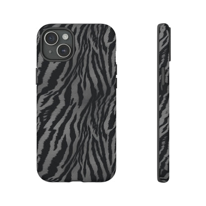 Monochrome Majesty: Tiger Print | Tough Case