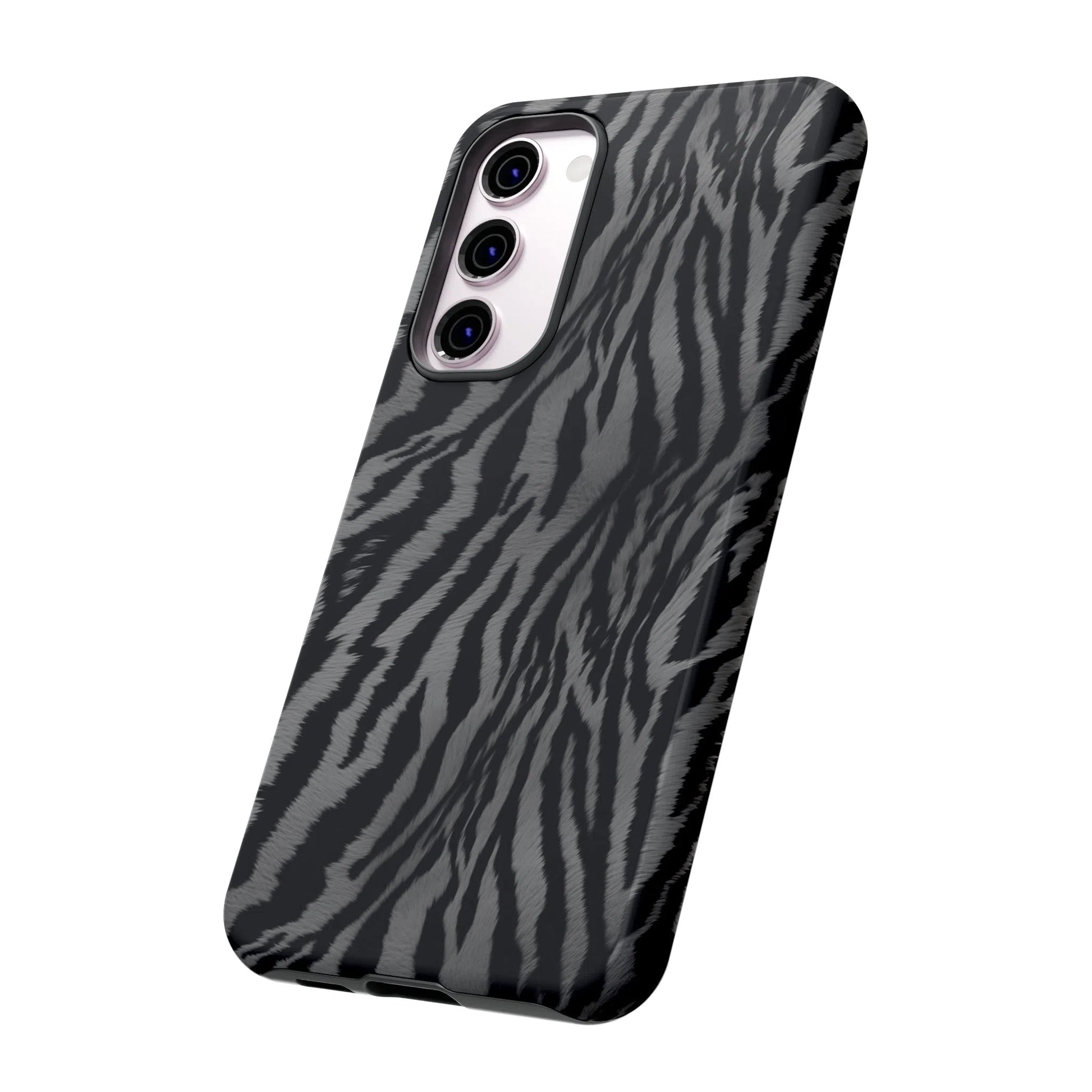 Monochrome Majesty: Tiger Print | Tough Case