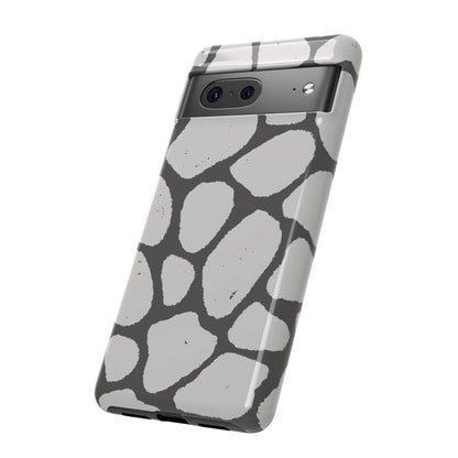 Safari Chic: Stone Giraffe Print | Tough Case