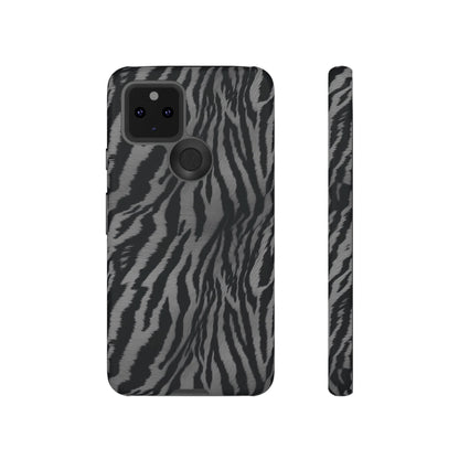 Monochrome Majesty: Tiger Print | Tough Case