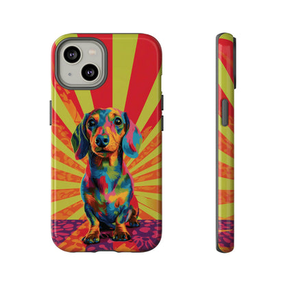 Psychedelic Pup: Vibrant Dachshund | Tough Case