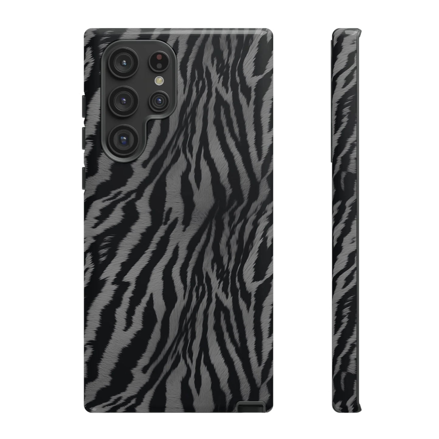 Monochrome Majesty: Tiger Print | Tough Case