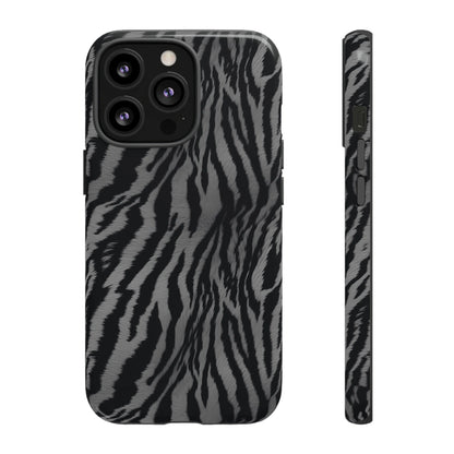 Monochrome Majesty: Tiger Print | Tough Case