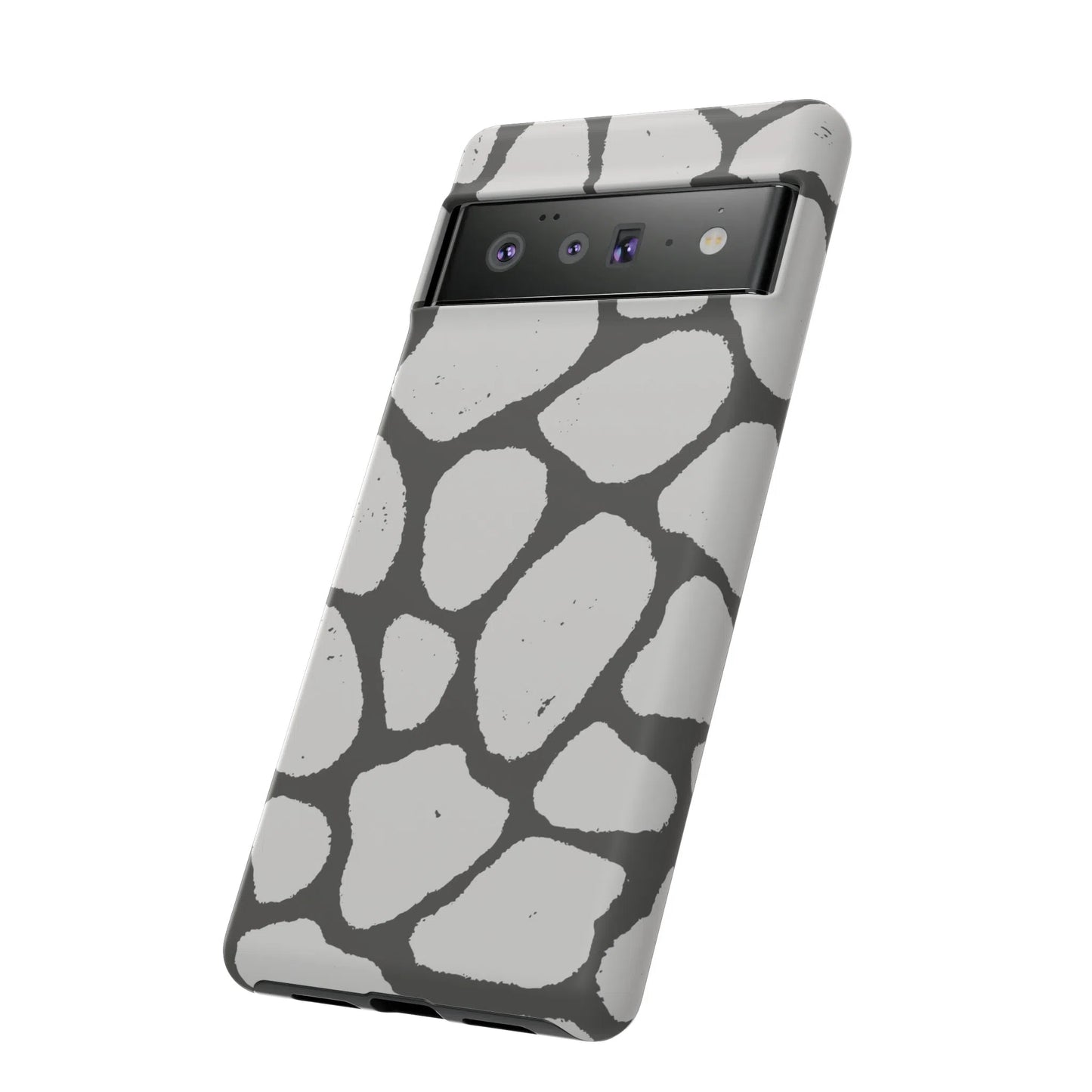 Safari Chic: Stone Giraffe Print | Tough Case