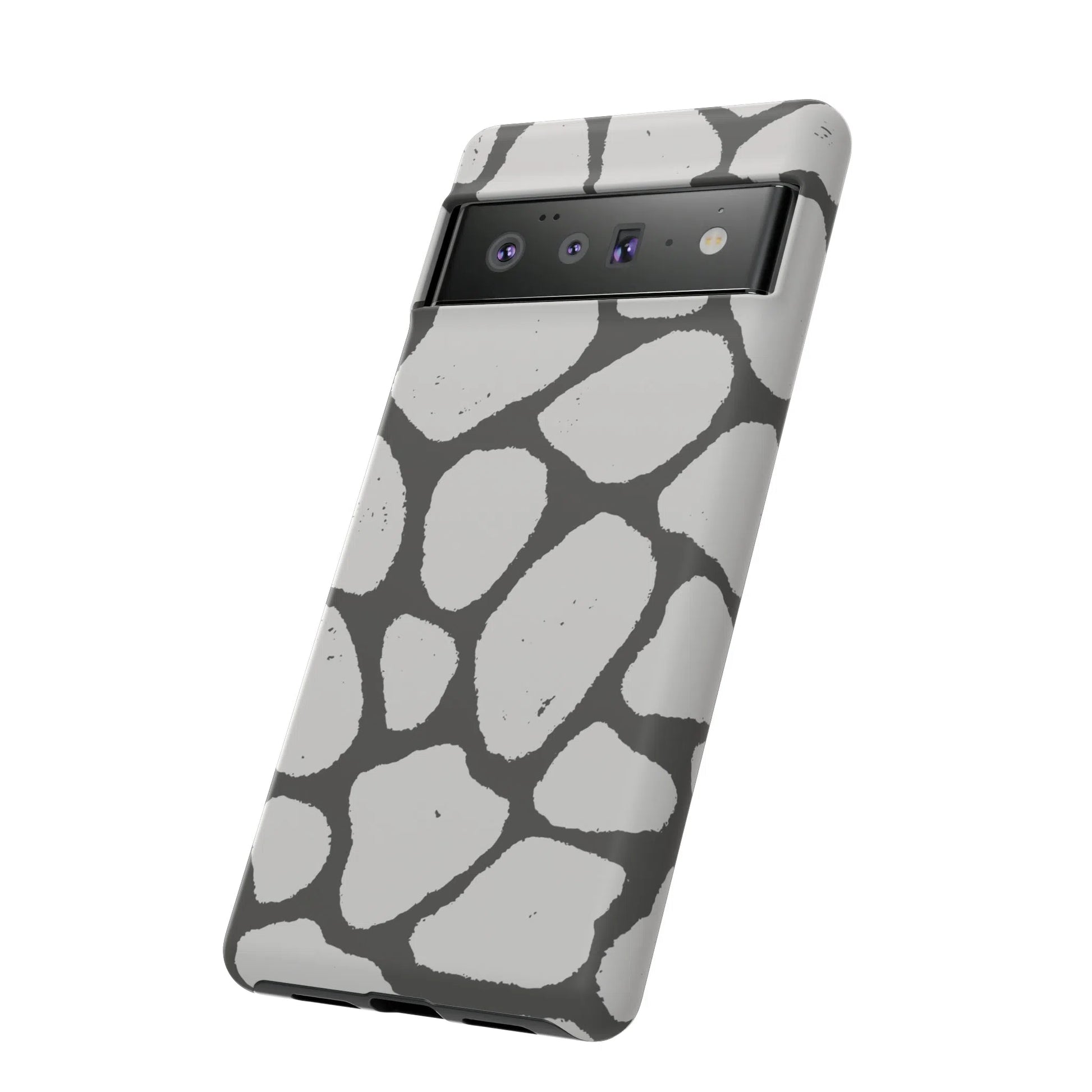 Safari Chic: Stone Giraffe Print | Tough Case