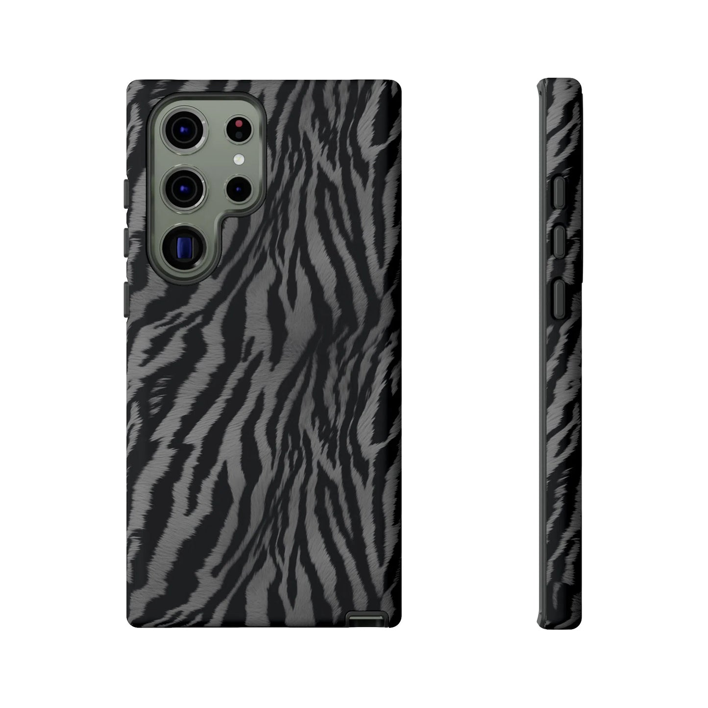 Monochrome Majesty: Tiger Print | Tough Case