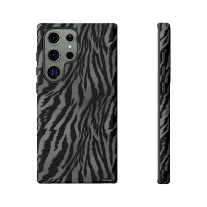 Monochrome Majesty: Tiger Print | Tough Case