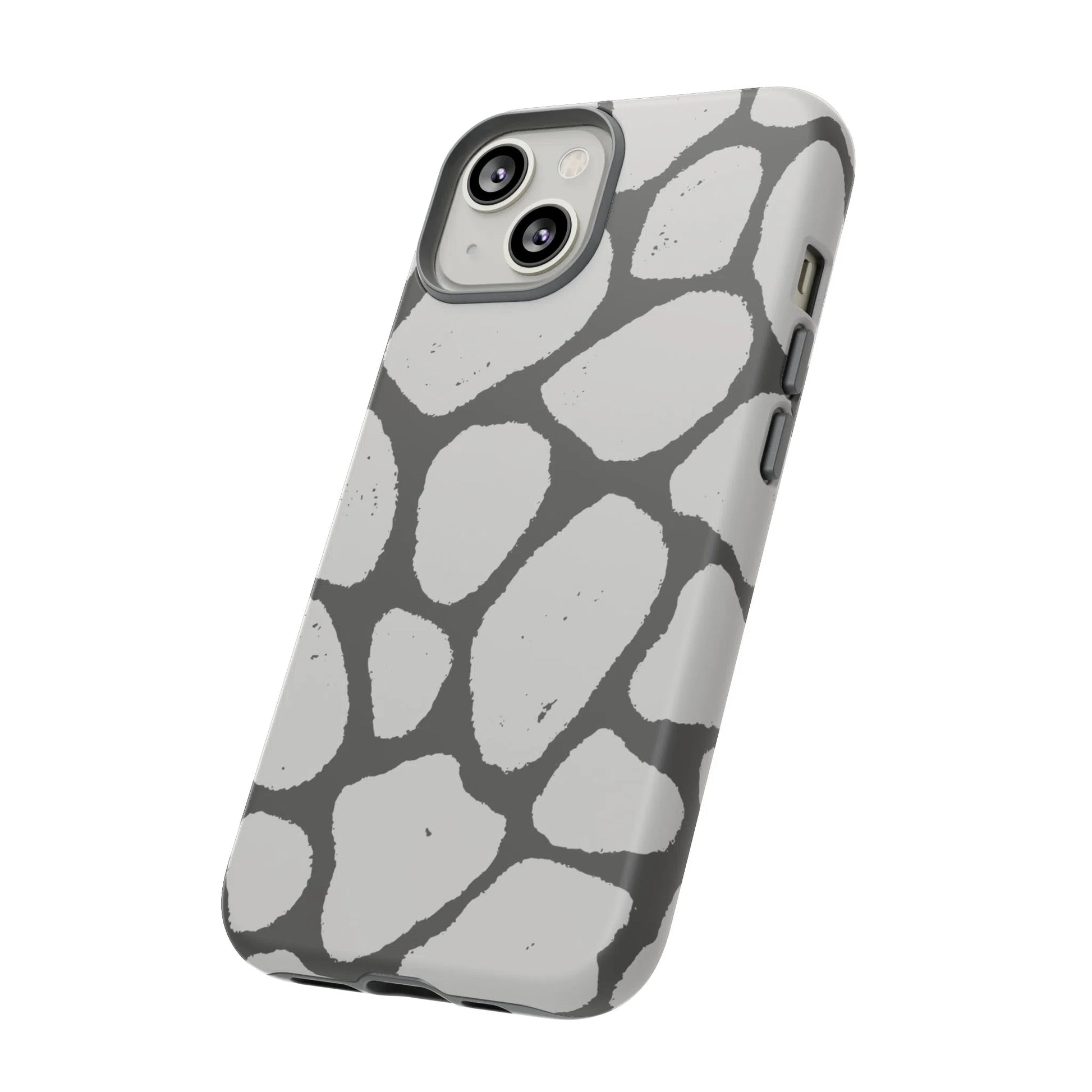 Safari Chic: Stone Giraffe Print | Tough Case