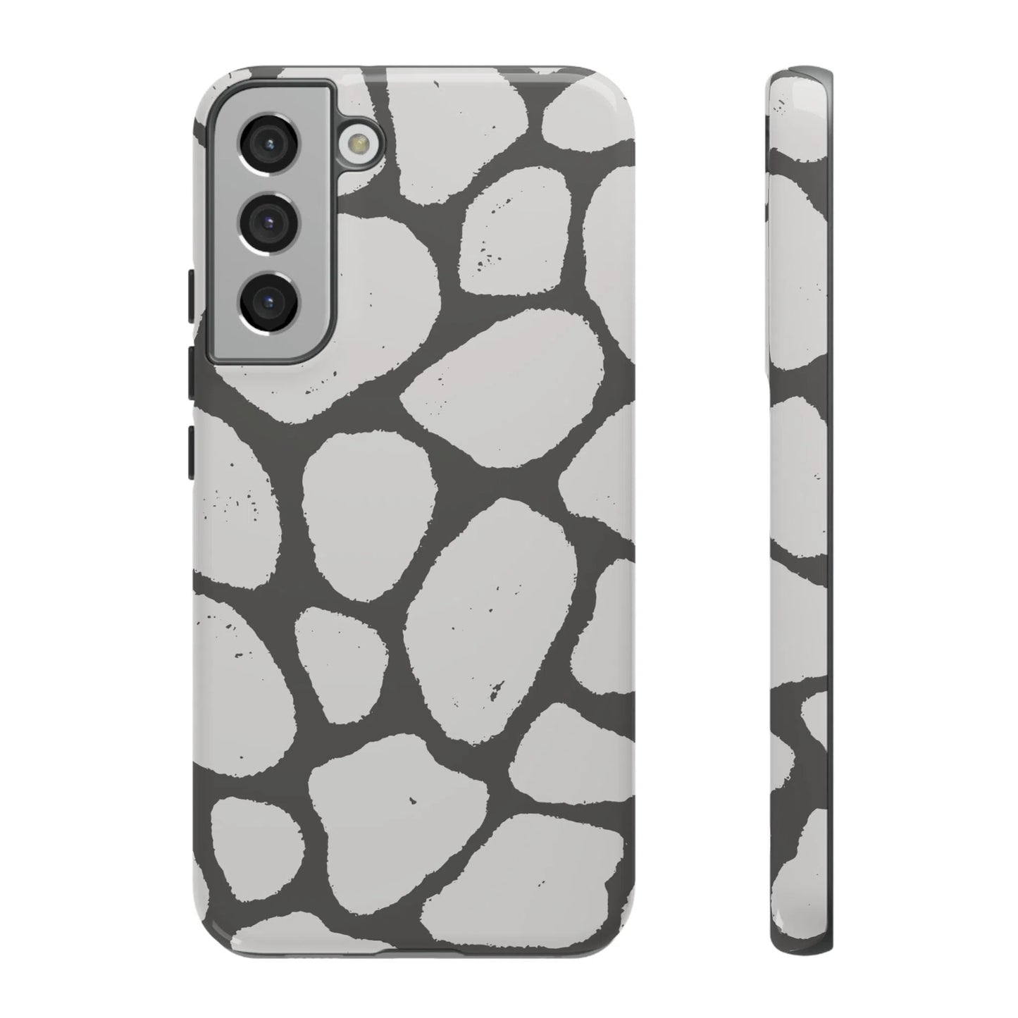 Safari Chic: Stone Giraffe Print | Tough Case