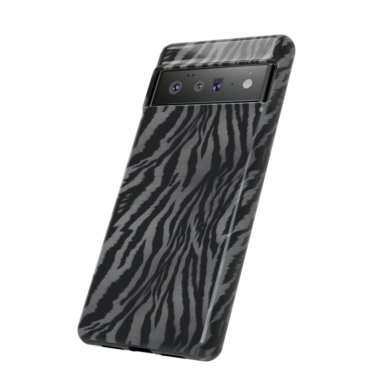 Monochrome Majesty: Tiger Print | Tough Case