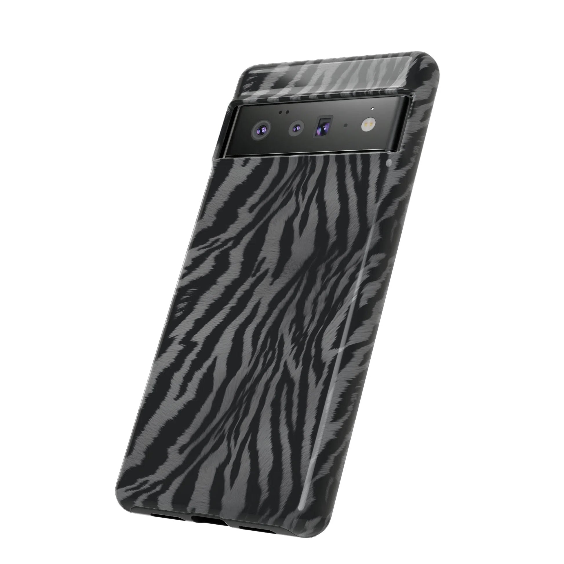 Monochrome Majesty: Tiger Print | Tough Case