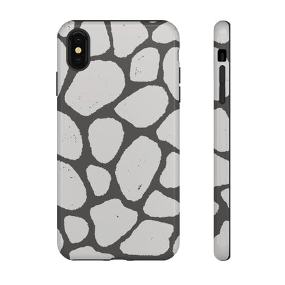 Safari Chic: Stone Giraffe Print | Tough Case