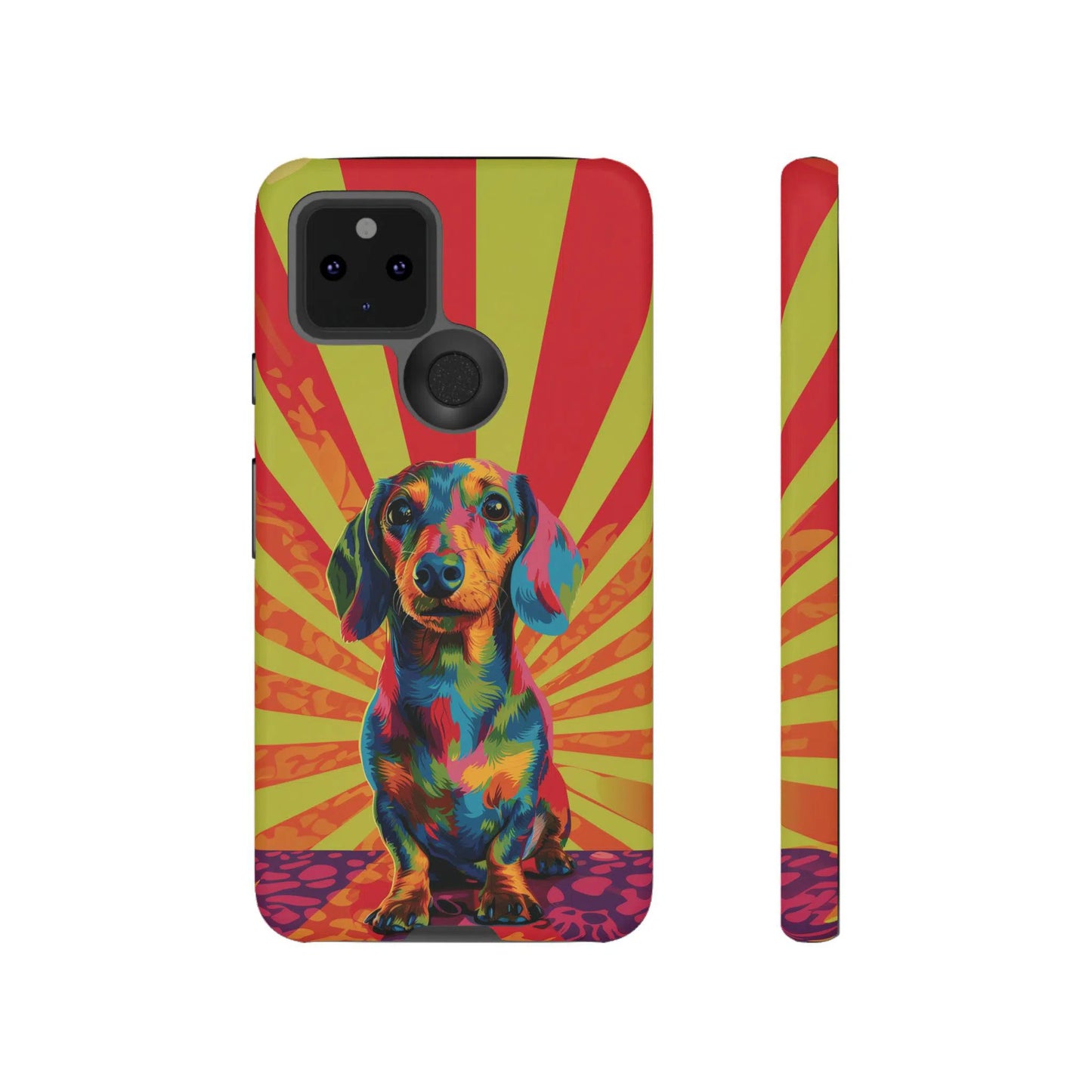 Psychedelic Pup: Vibrant Dachshund | Tough Case