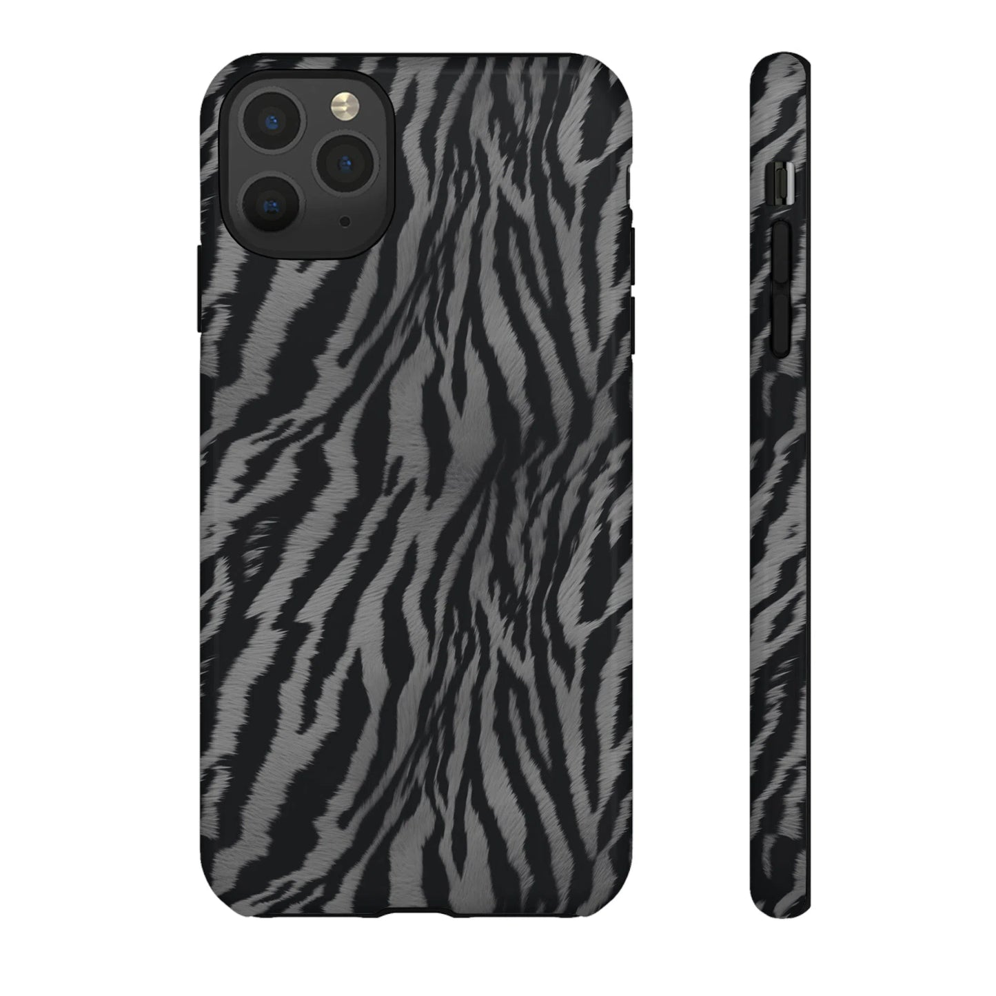 Monochrome Majesty: Tiger Print | Tough Case