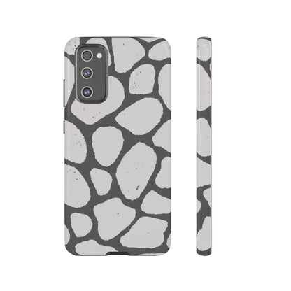 Safari Chic: Stone Giraffe Print | Tough Case