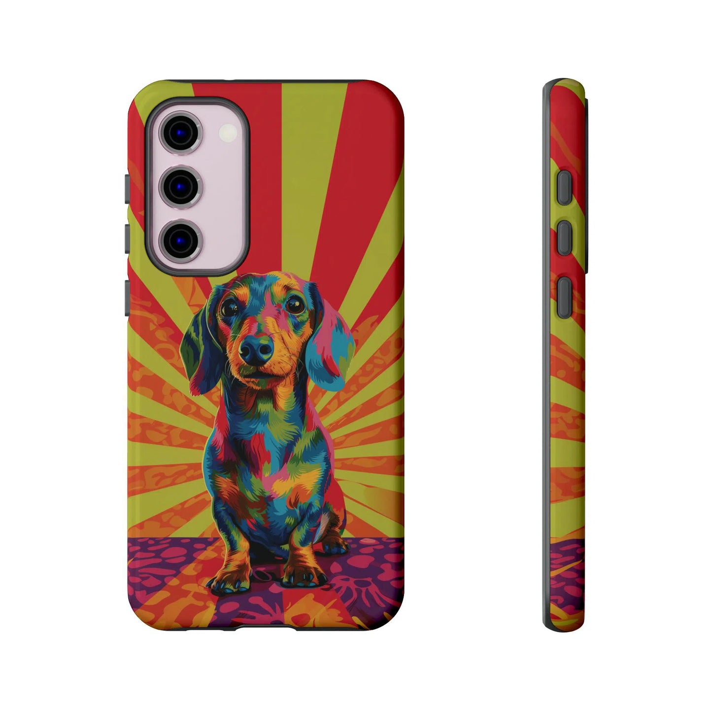 Psychedelic Pup: Vibrant Dachshund | Tough Case