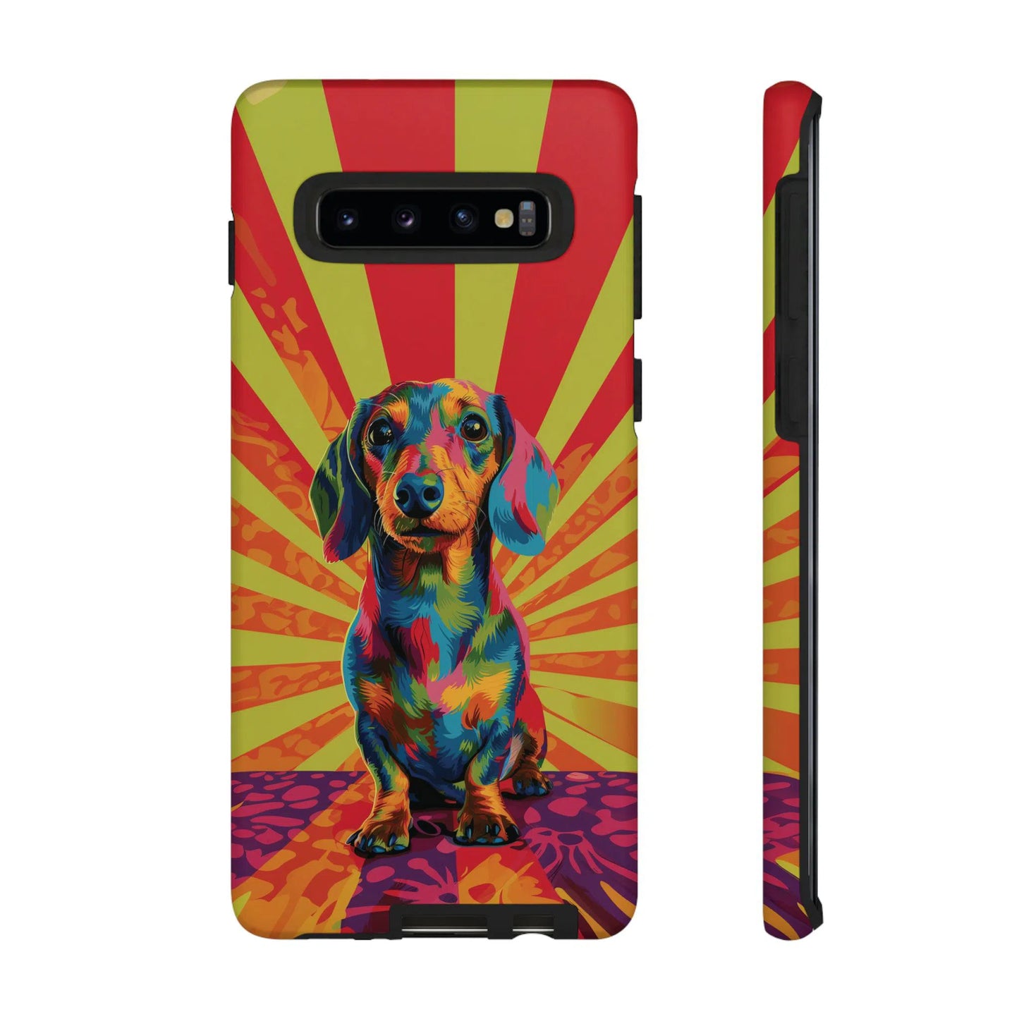 Psychedelic Pup: Vibrant Dachshund | Tough Case