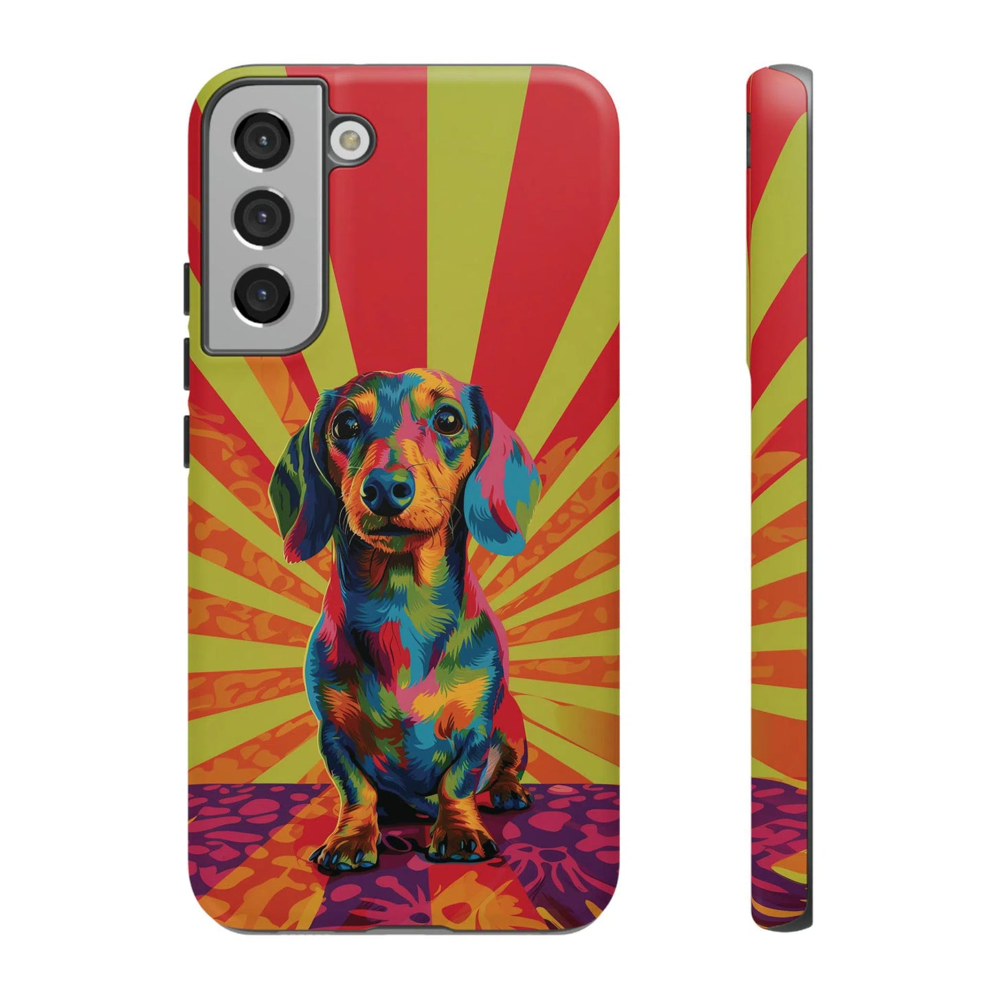 Psychedelic Pup: Vibrant Dachshund | Tough Case