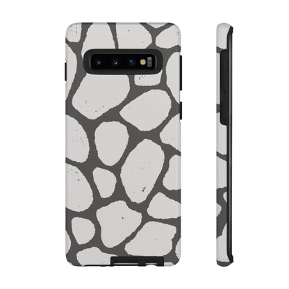 Safari Chic: Stone Giraffe Print | Tough Case