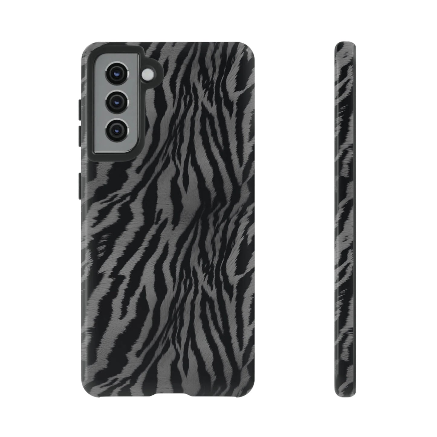 Monochrome Majesty: Tiger Print | Tough Case