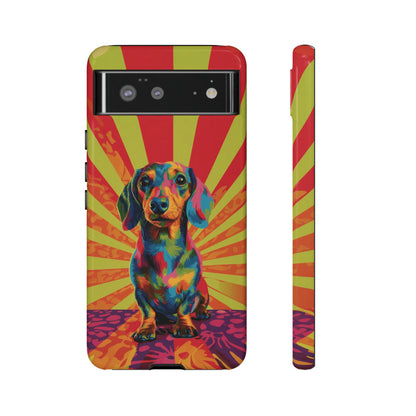 Psychedelic Pup: Vibrant Dachshund | Tough Case