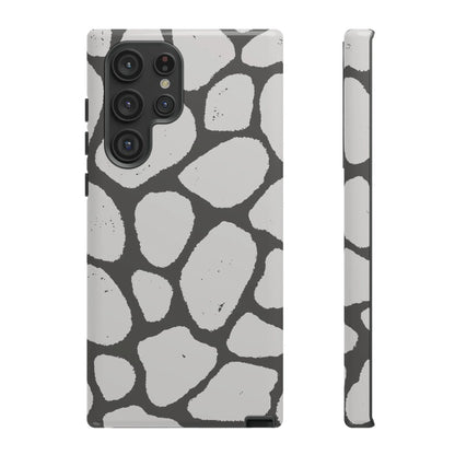 Safari Chic: Stone Giraffe Print | Tough Case