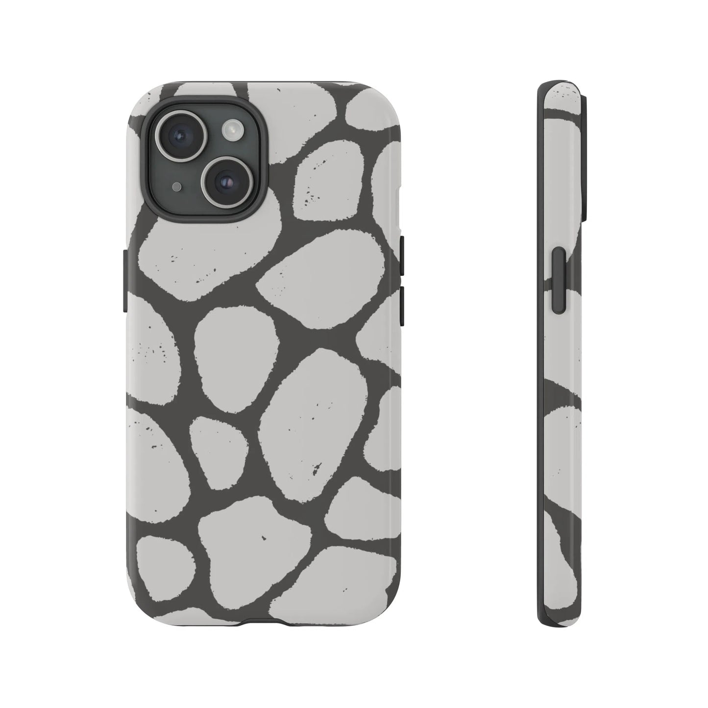 Safari Chic: Stone Giraffe Print | Tough Case