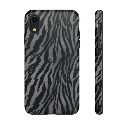 Monochrome Majesty: Tiger Print | Tough Case